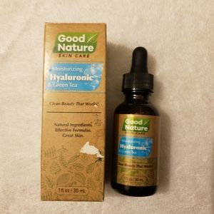Good Nature Skin Care Face Serum Hyaluronic Green Tea 1 oz